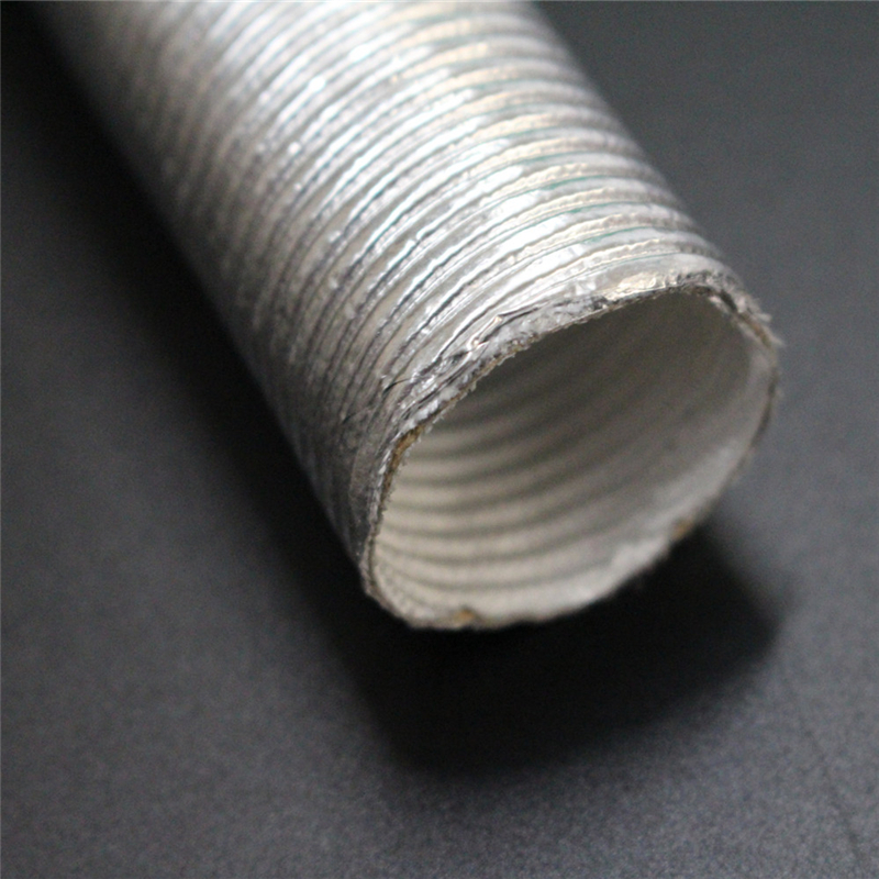 Ein flexibles Aluminium-Wellrohr ist in Sonderlängen erhältlich