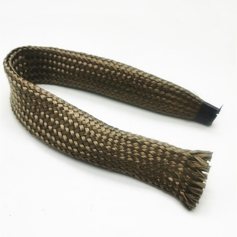 Geflochtene oder gestrickte Basalthülle für Auspuffrohre